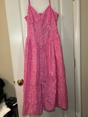 Roller Rabbit x Target Pink Paisley Smocked Sundress NWT